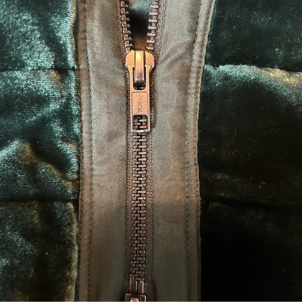 Eileen Fisher Emerald Green Fully Lined Quilted Zip Front Jacket Sz.S/P - Picture 15 of 16